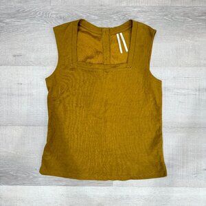 Mustard Square Neck Tank